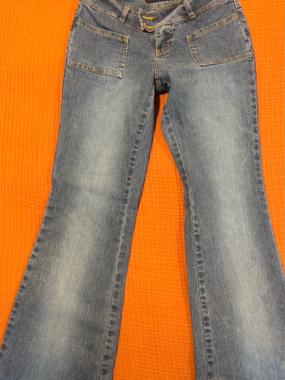 Classic Women's Light Blue Flared Jeans